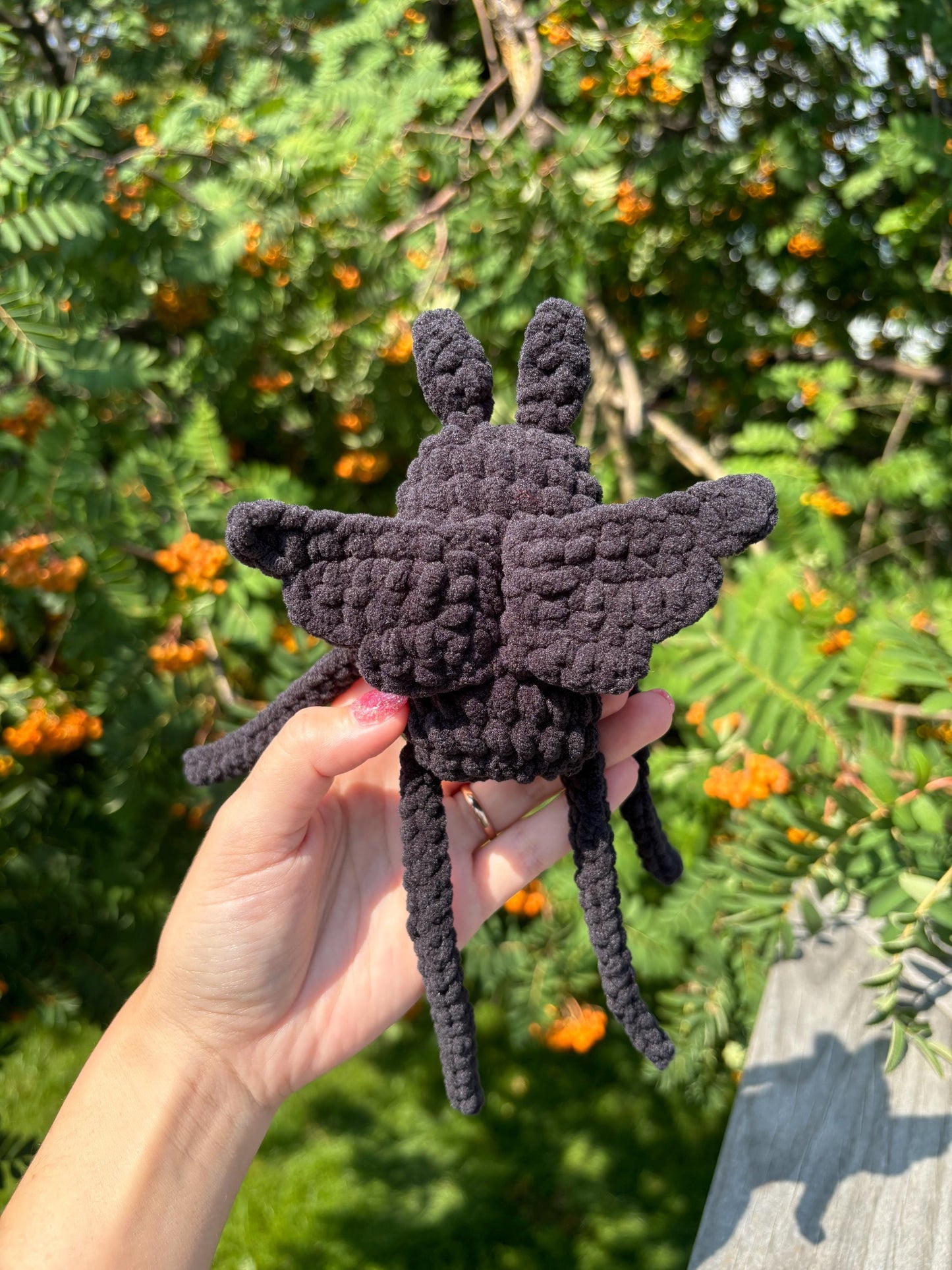 Mothman Crochet Plushie