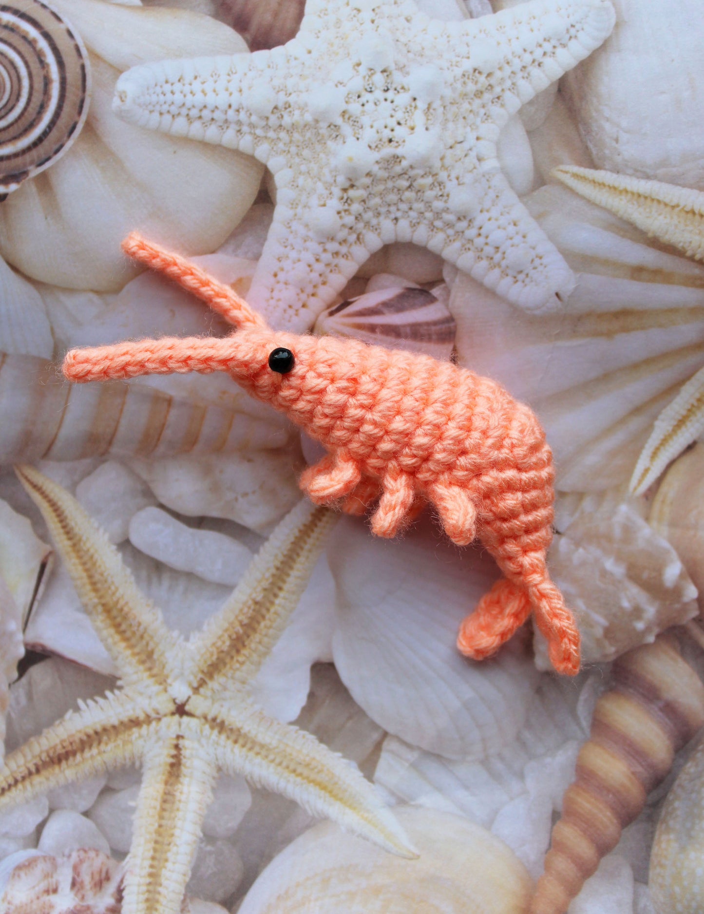 Shrimp Crochet Pattern | Amigurumi PDF | No Sew!