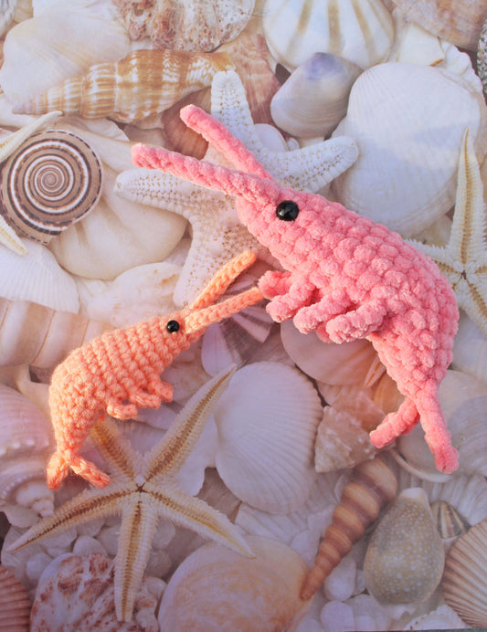 Shrimp Crochet Pattern | Amigurumi PDF | No Sew!