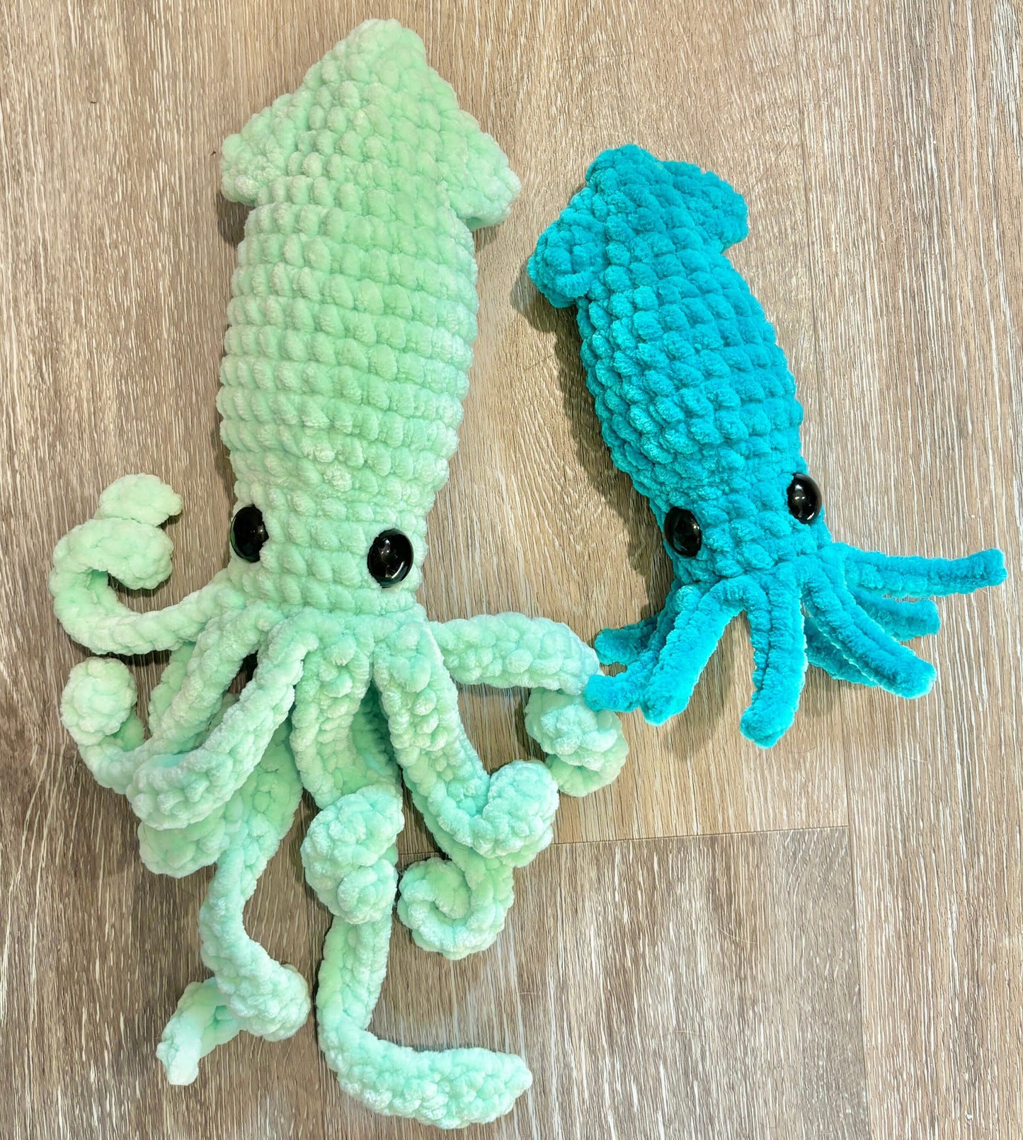 Squid Friends Crochet Pattern | 2 in 1 Squid Amigurumi PDF | LOW-SEW!