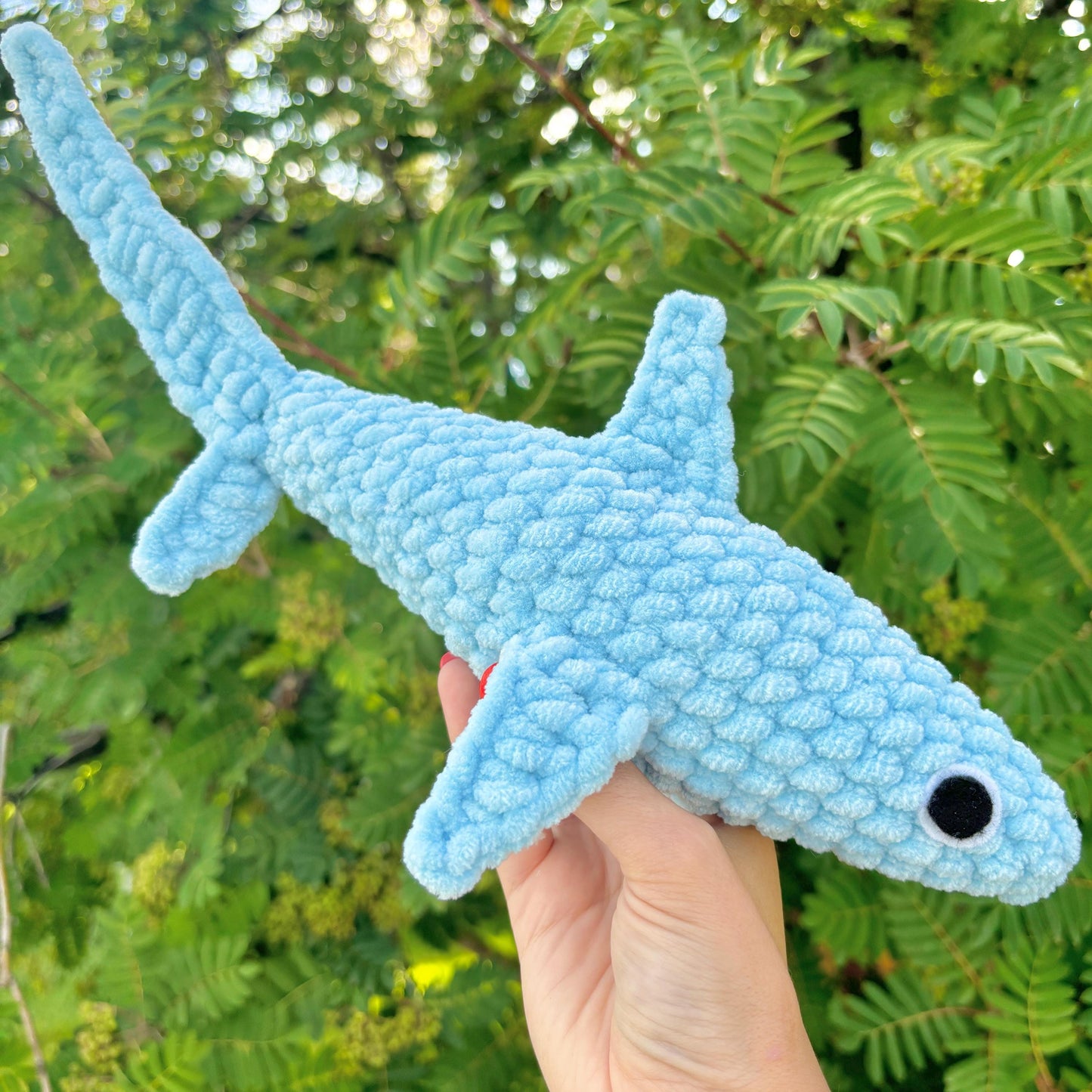 Thresher Shark Crochet Pattern | Anxious Shark Amigurumi PDF | LOW SEW!