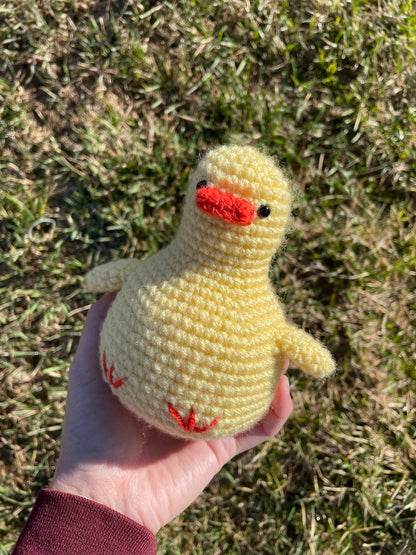 Pear Duck Plush Amigurumi Crochet Pattern (PATTERN ONLY)