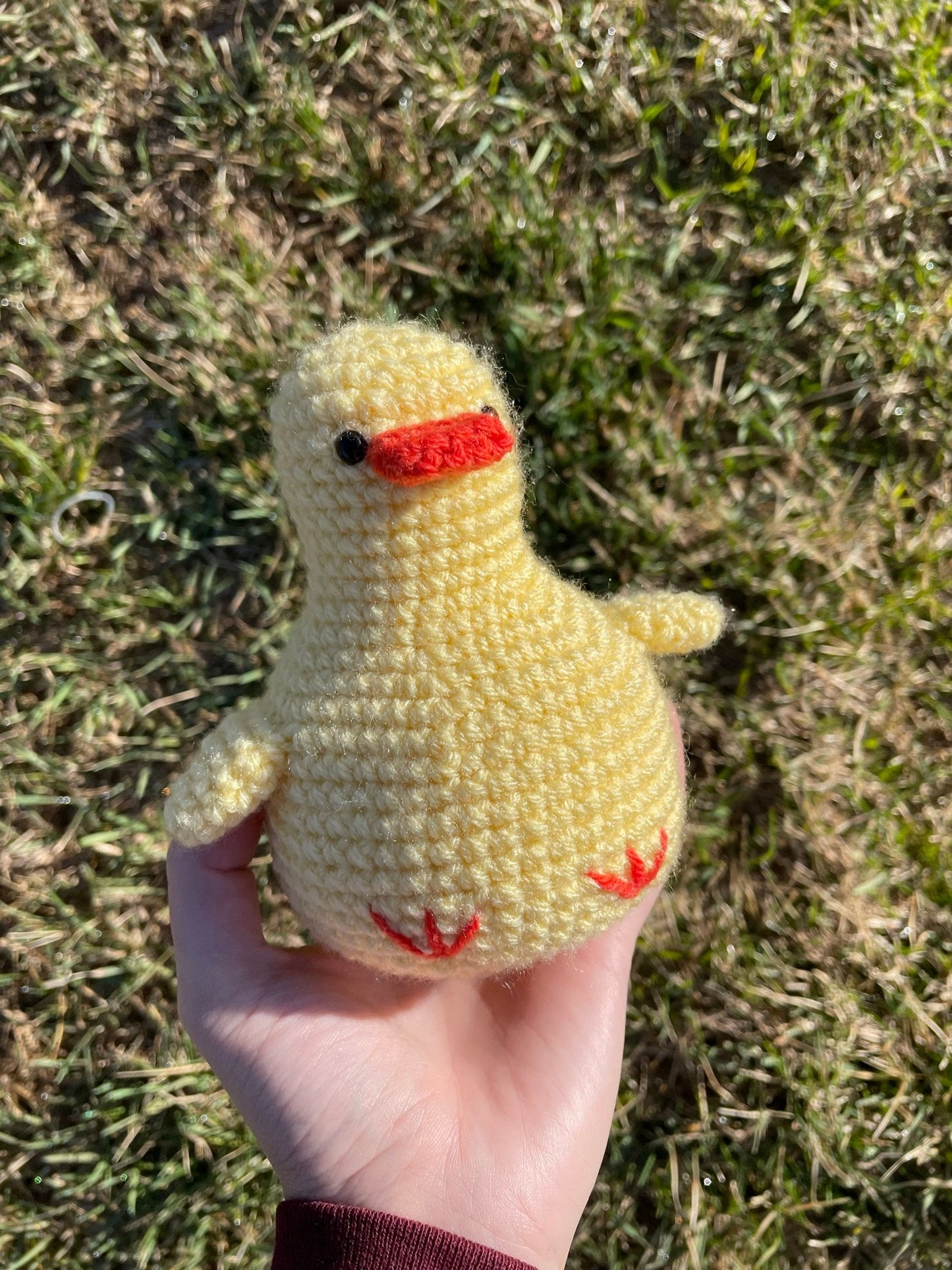 Pear Duck Plush Amigurumi Crochet Pattern (PATTERN ONLY)