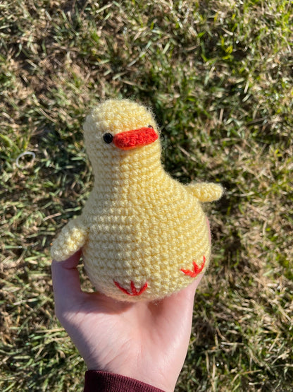 Pear Duck Plush Amigurumi Crochet Pattern (PATTERN ONLY)