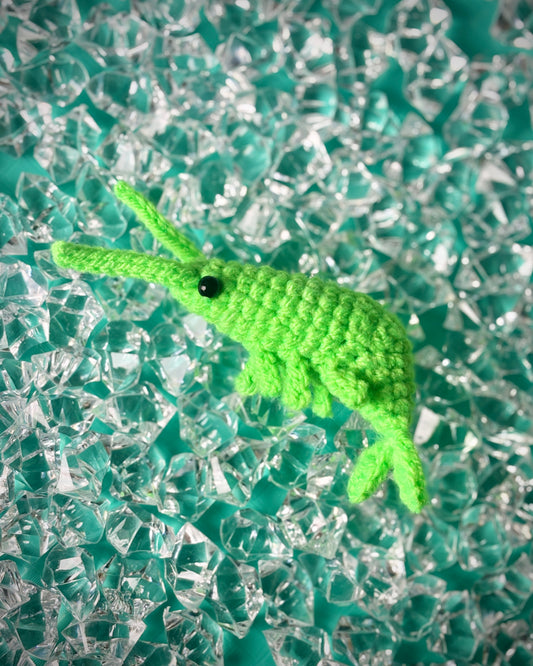 Radioactive Emotional Support Shrimp Plushie