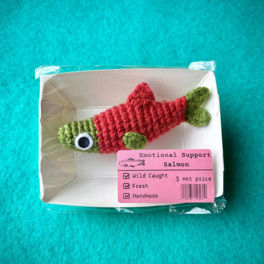 Emotional Support Salmon Plushie