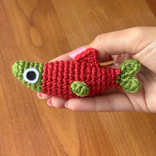 Sockeye Salmon Crochet Pattern | Amigurumi PDF | Low Sew!