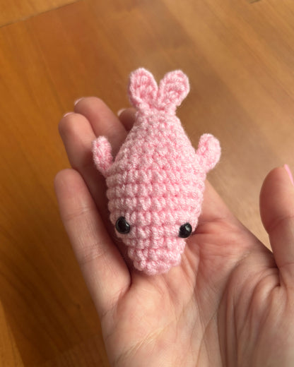 Mini Blobfish Crochet Plushie | Sea Creature Amigurumi