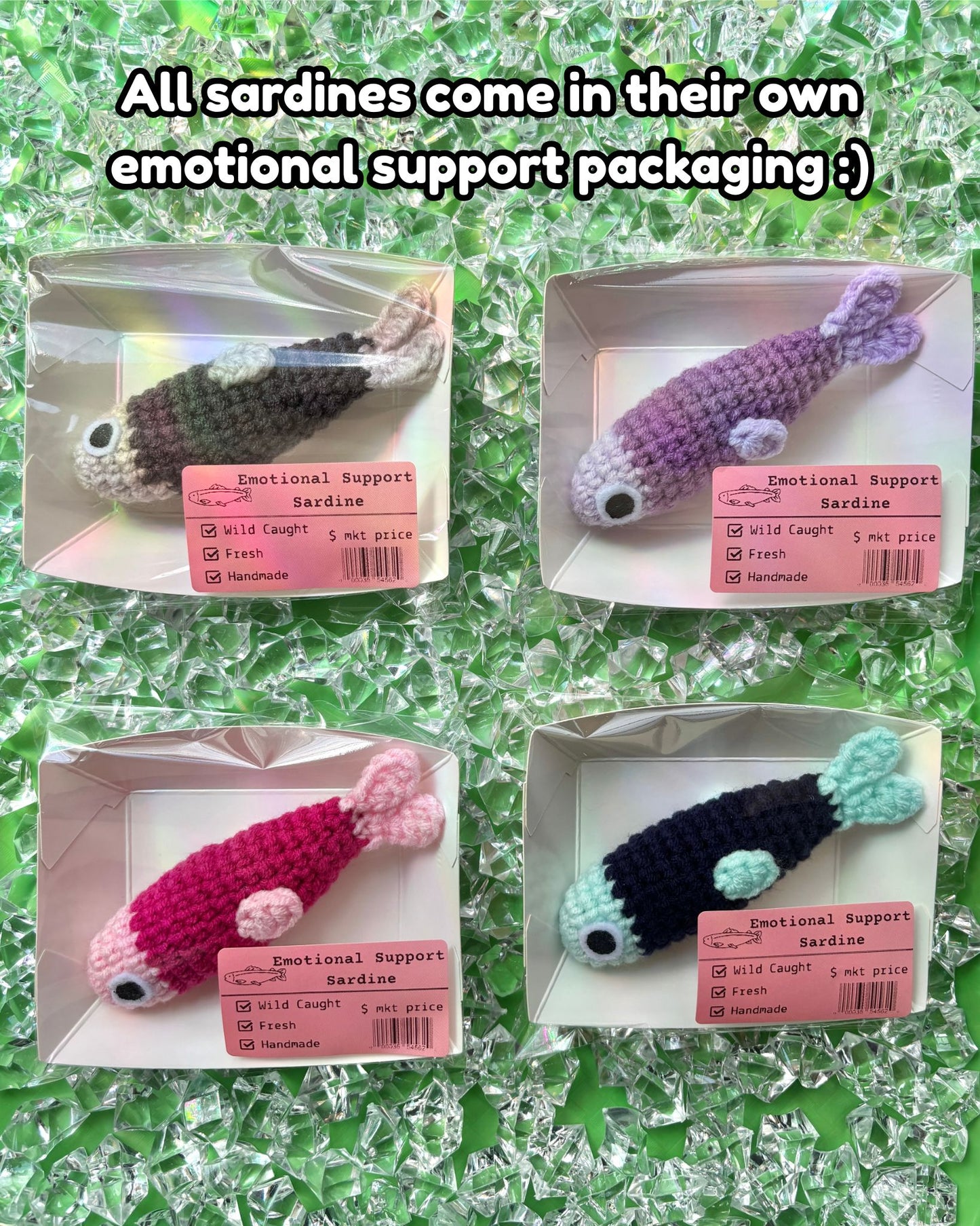 Emotional Support Sardine Plushie