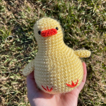 Pear Duck Plush Amigurumi Crochet Pattern (PATTERN ONLY)